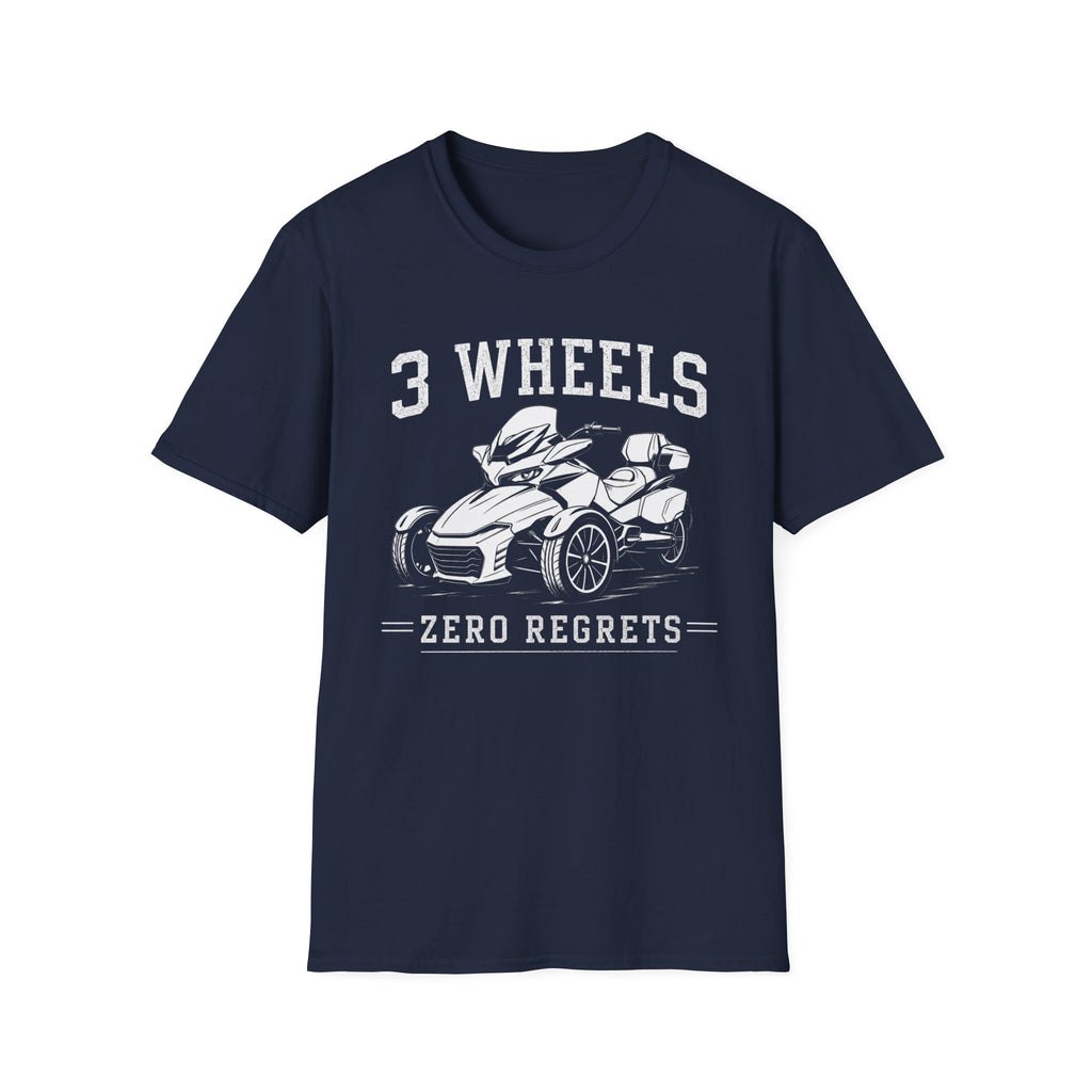 3 Wheels Zero Regrets T-Shirt