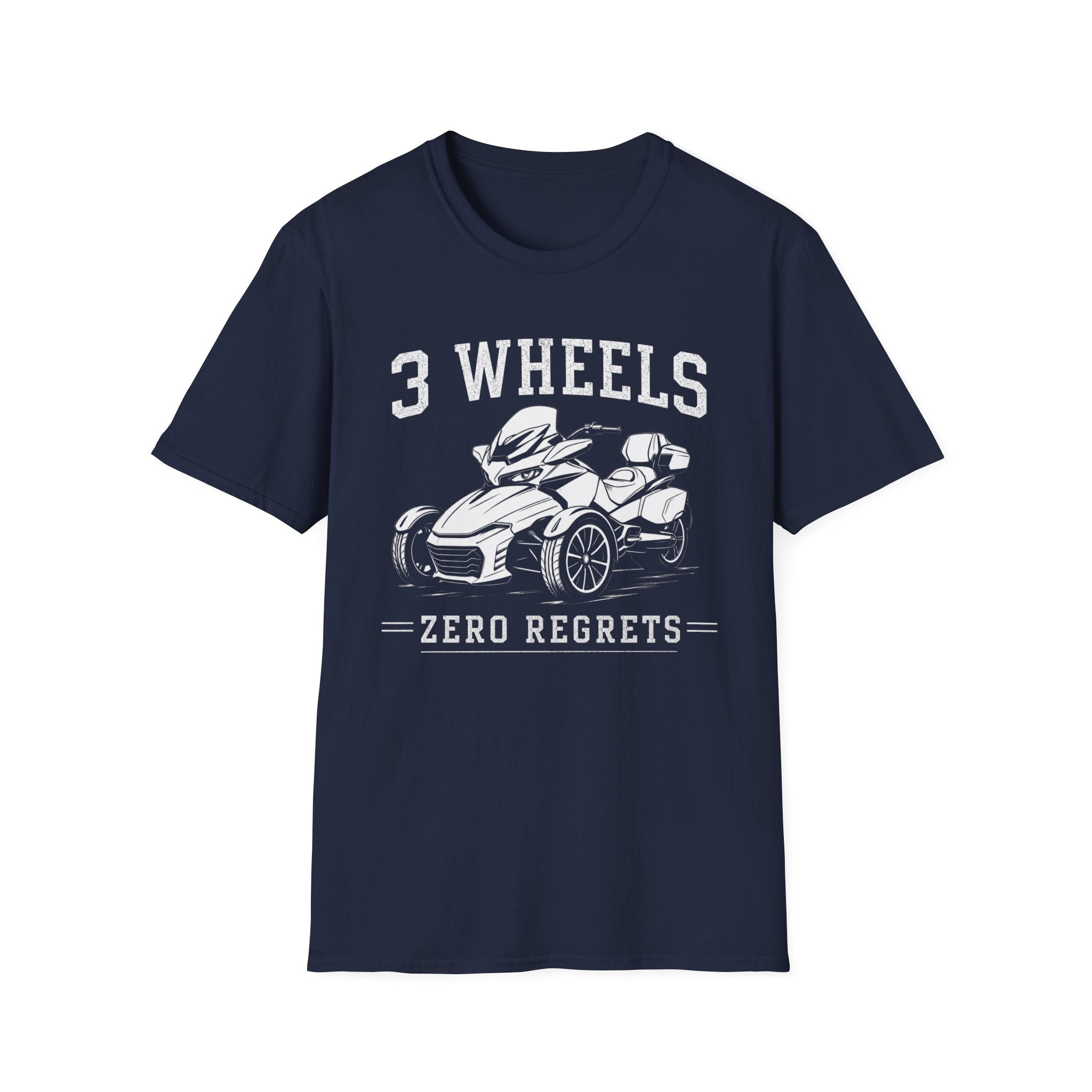 3 Wheels Zero Regrets T-Shirt