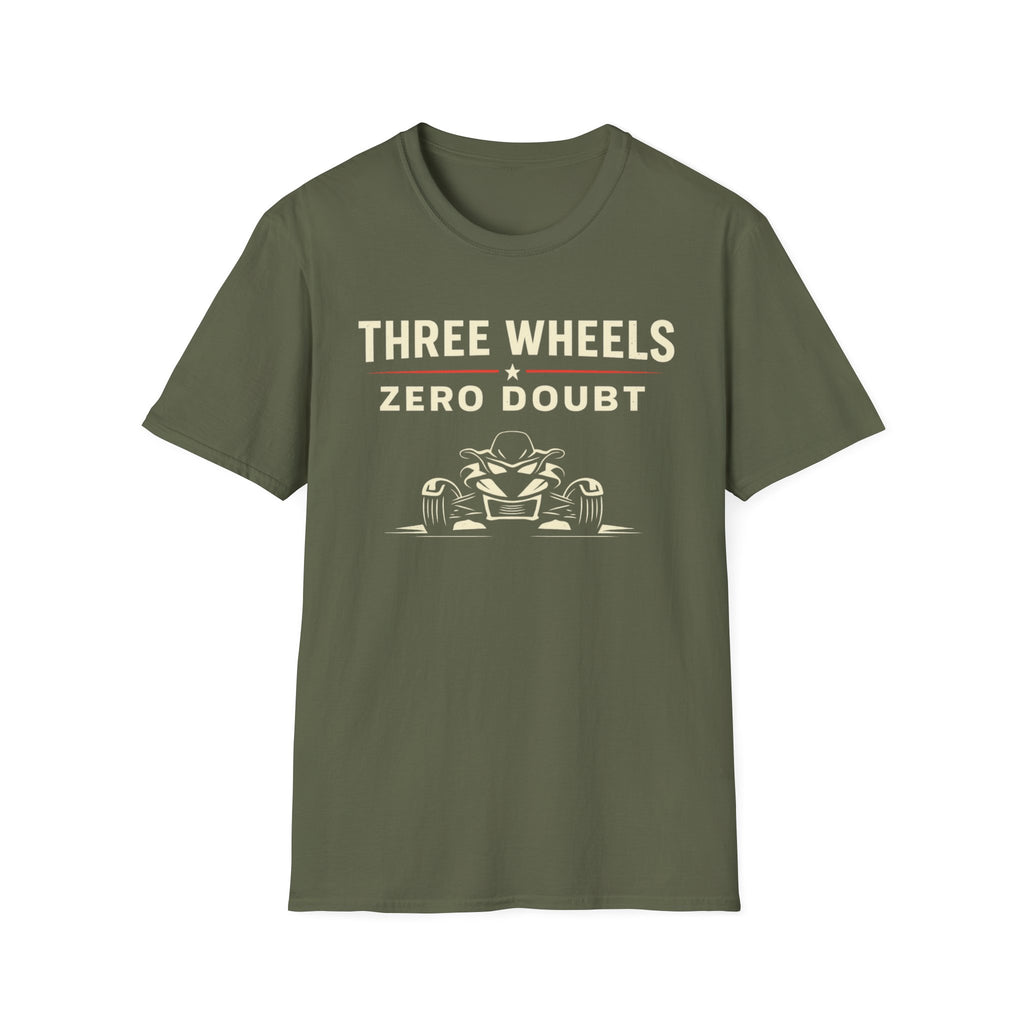 Three Wheels Zero Doubt T-Shirt