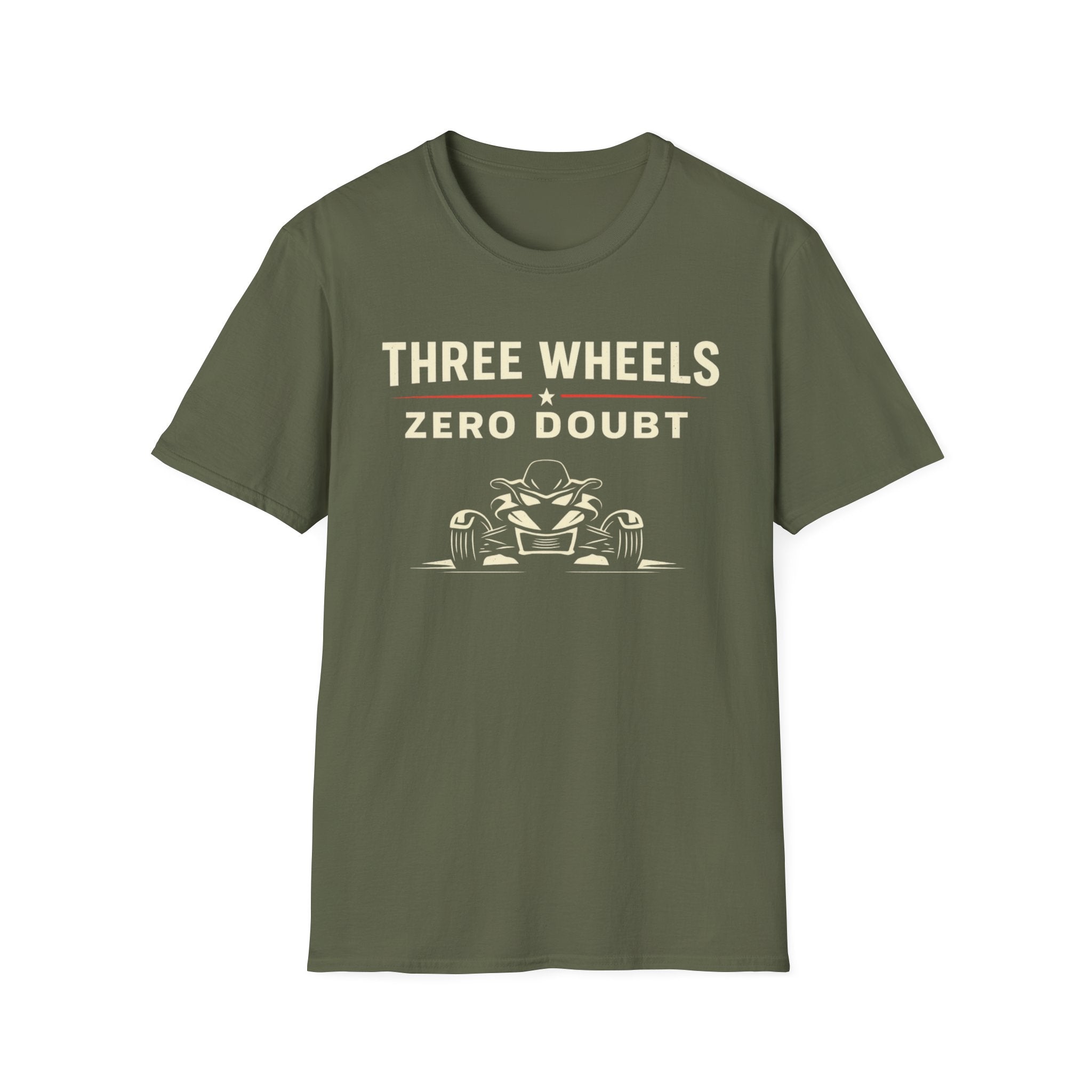 Three Wheels Zero Doubt T-Shirt