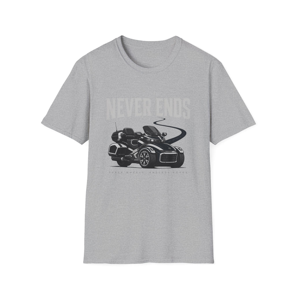 The Journey Never Ends White T-Shirt