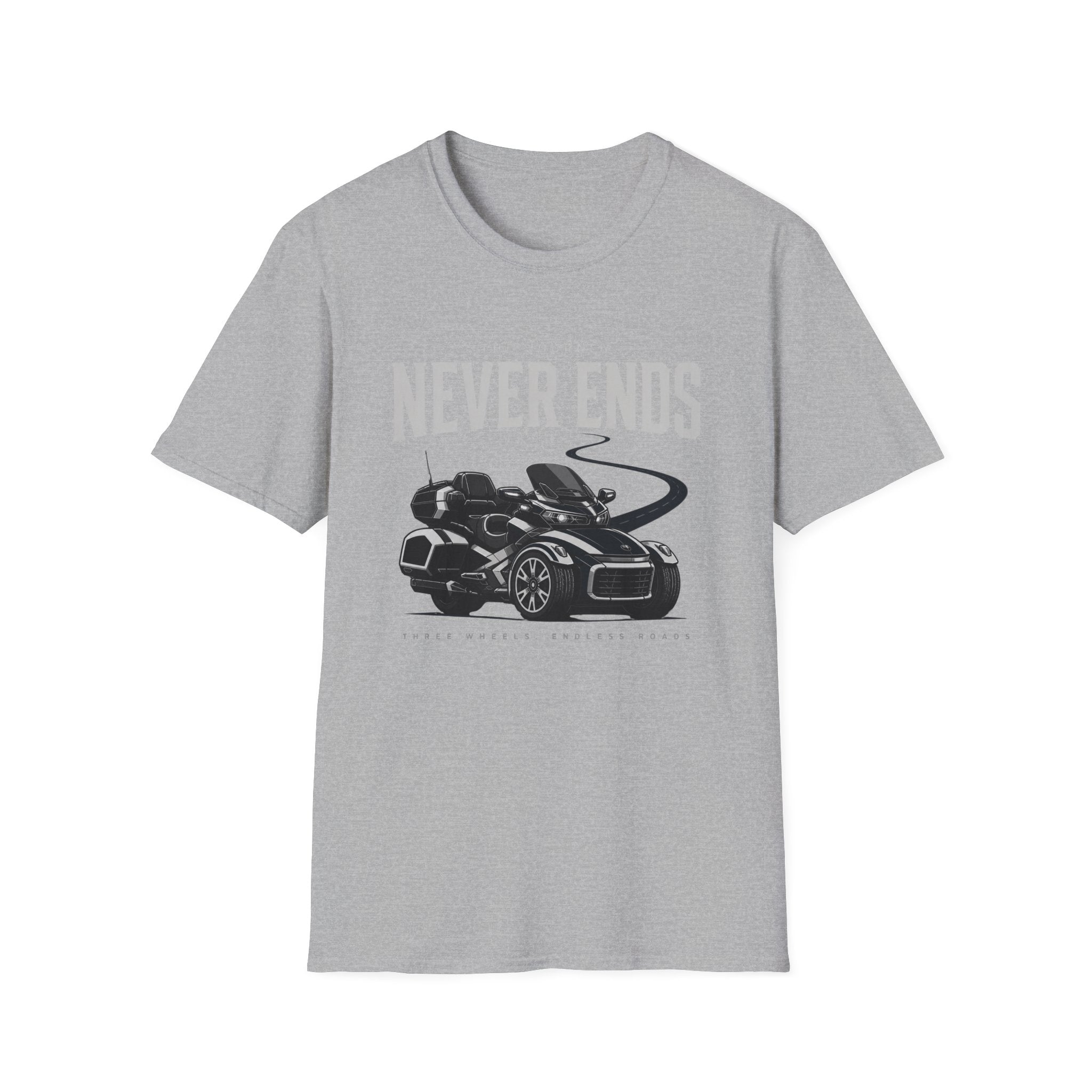 The Journey Never Ends White T-Shirt