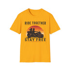 Ride Together Stay Together Sunset T-Shirt