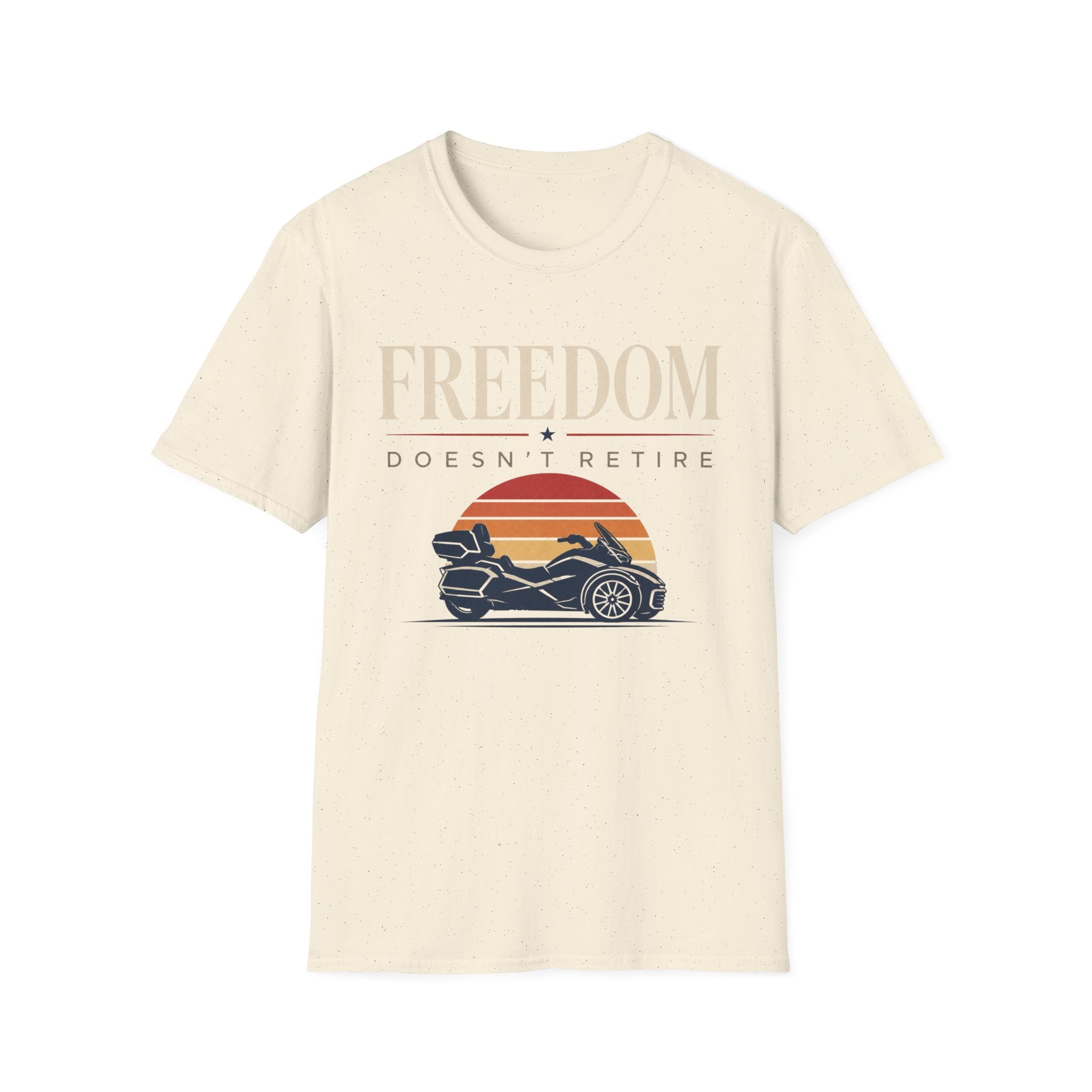 Freedom Doesn't Retire Sunset T-Shirt