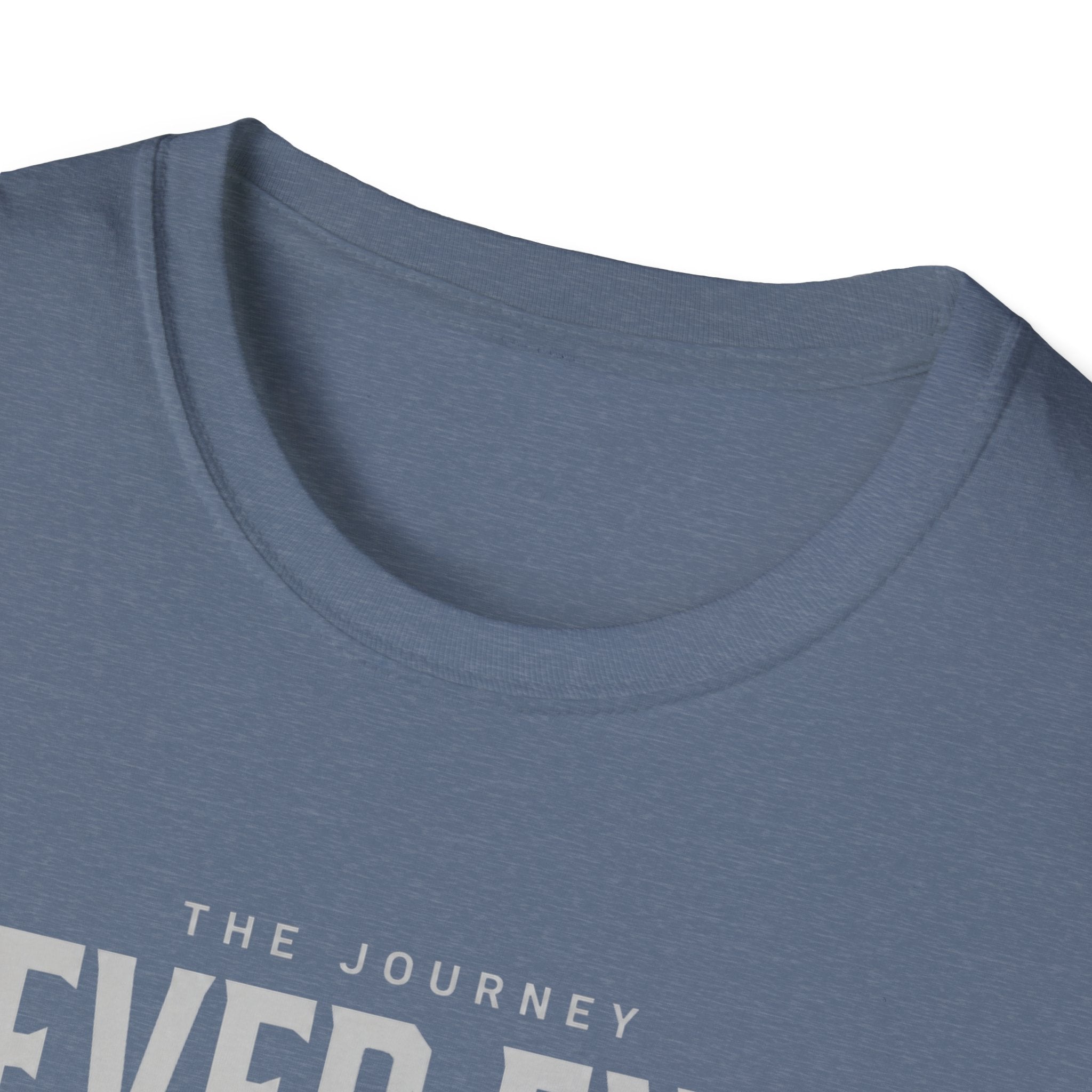The Journey Never Ends White T-Shirt