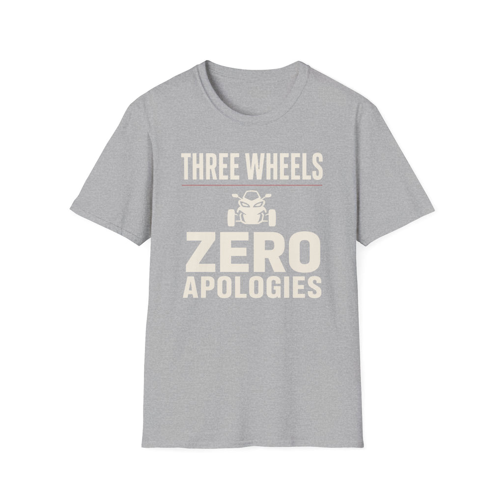 Three Wheels Zero Apologies T-Shirt