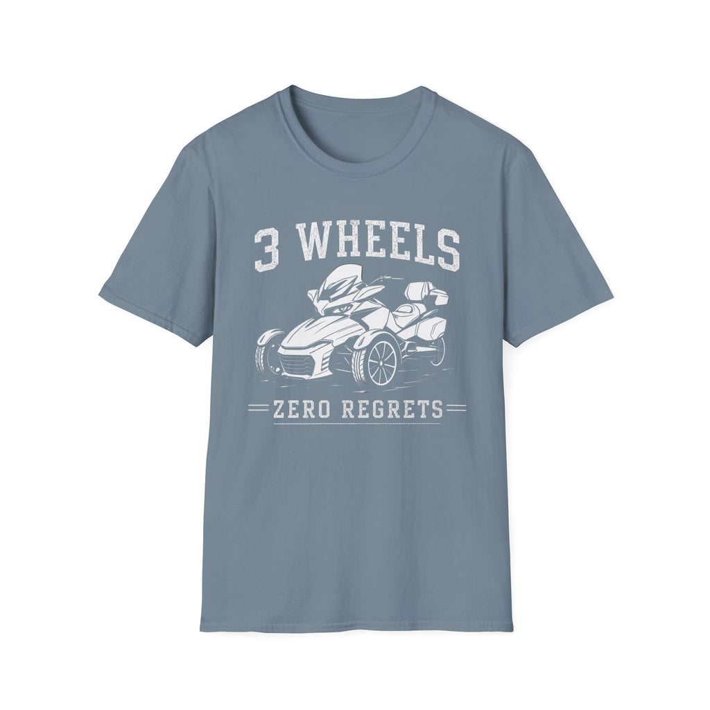 3 Wheels Zero Regrets T-Shirt