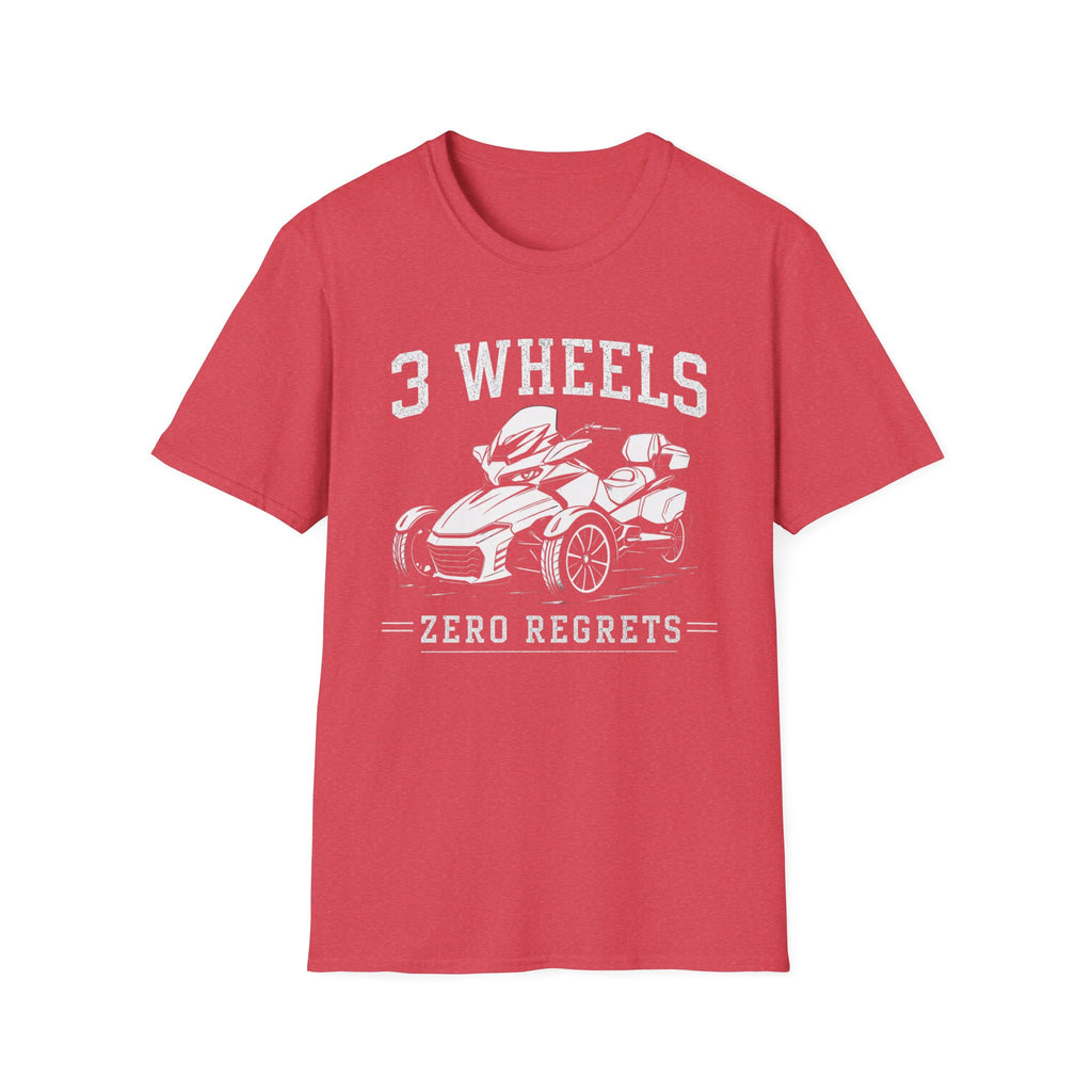 3 Wheels Zero Regrets T-Shirt