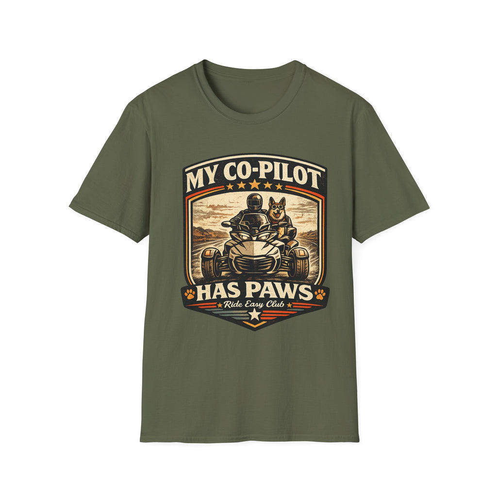 My CoPilot Has Paws T-Shirt