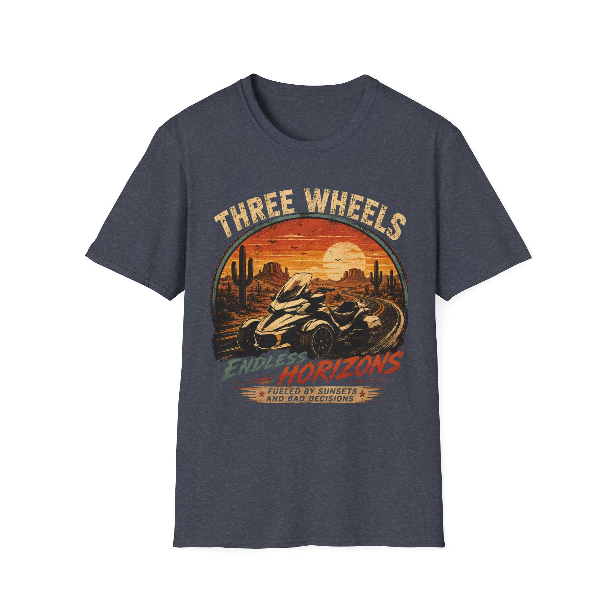 Three Wheels Endless Horizons T-Shirt