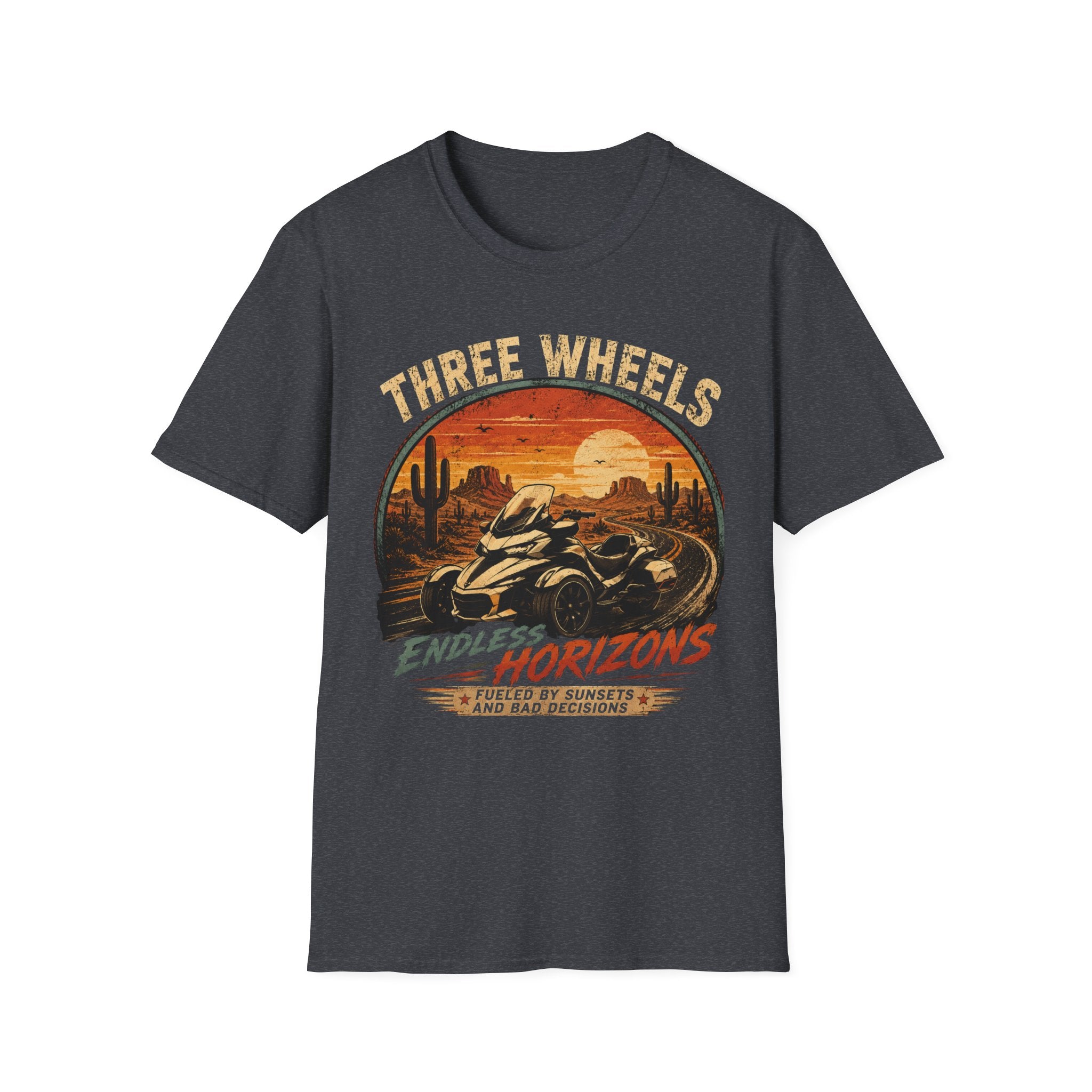 Three Wheels Endless Horizons T-Shirt