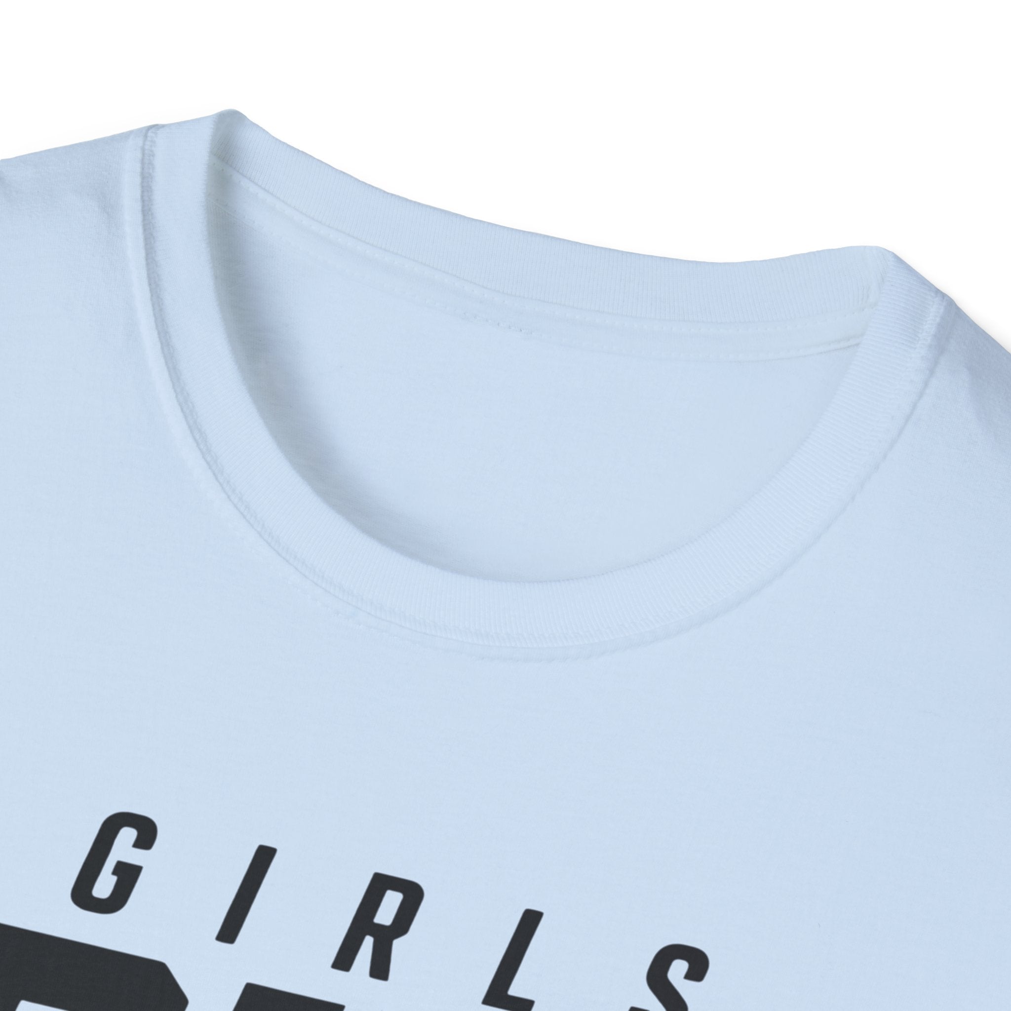 Girls Ride Harder Words T-Shirt