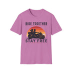 Ride Together Stay Together Sunset T-Shirt