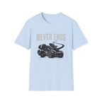 The Journey Never Ends White T-Shirt
