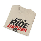 Girls Ride Harder T-Shirt