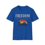Freedom Doesn't Retire Sunset T-Shirt
