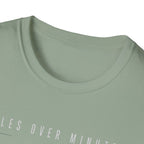 Miles Over Minutes Black Shirt T-Shirt