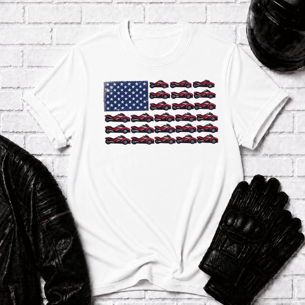 Flag of Bikes T-Shirt