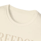 Freedom Doesn't Retire Sunset T-Shirt