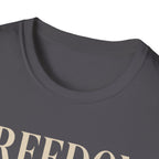 Freedom Doesn't Retire Sunset T-Shirt