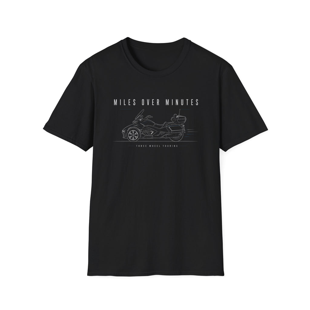 Miles Over Minutes Black Shirt T-Shirt