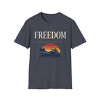 Freedom Doesn't Retire Sunset T-Shirt