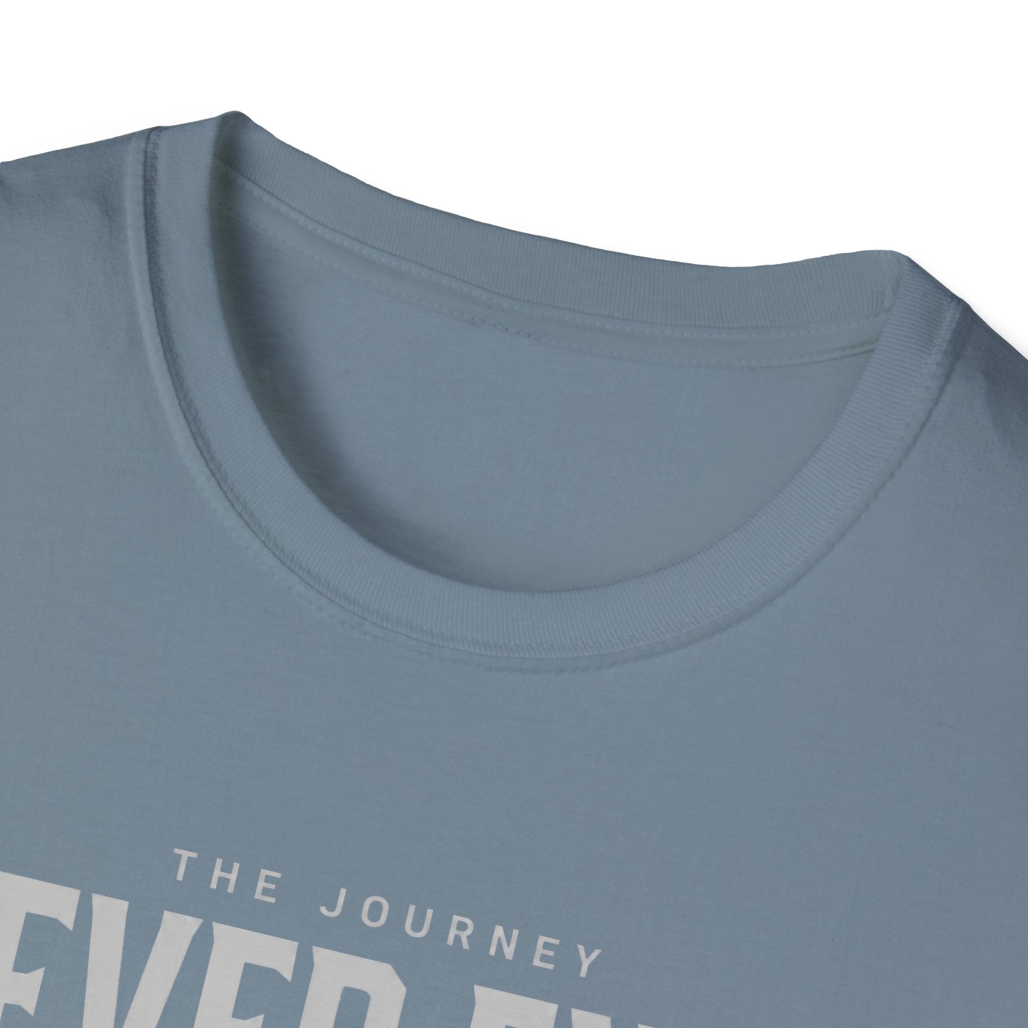 The Journey Never Ends White T-Shirt