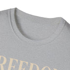 Freedom Doesn't Retire Sunset T-Shirt