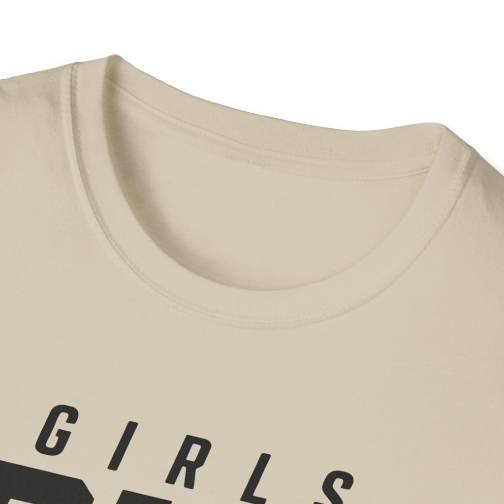 Girls Ride Harder Words T-Shirt
