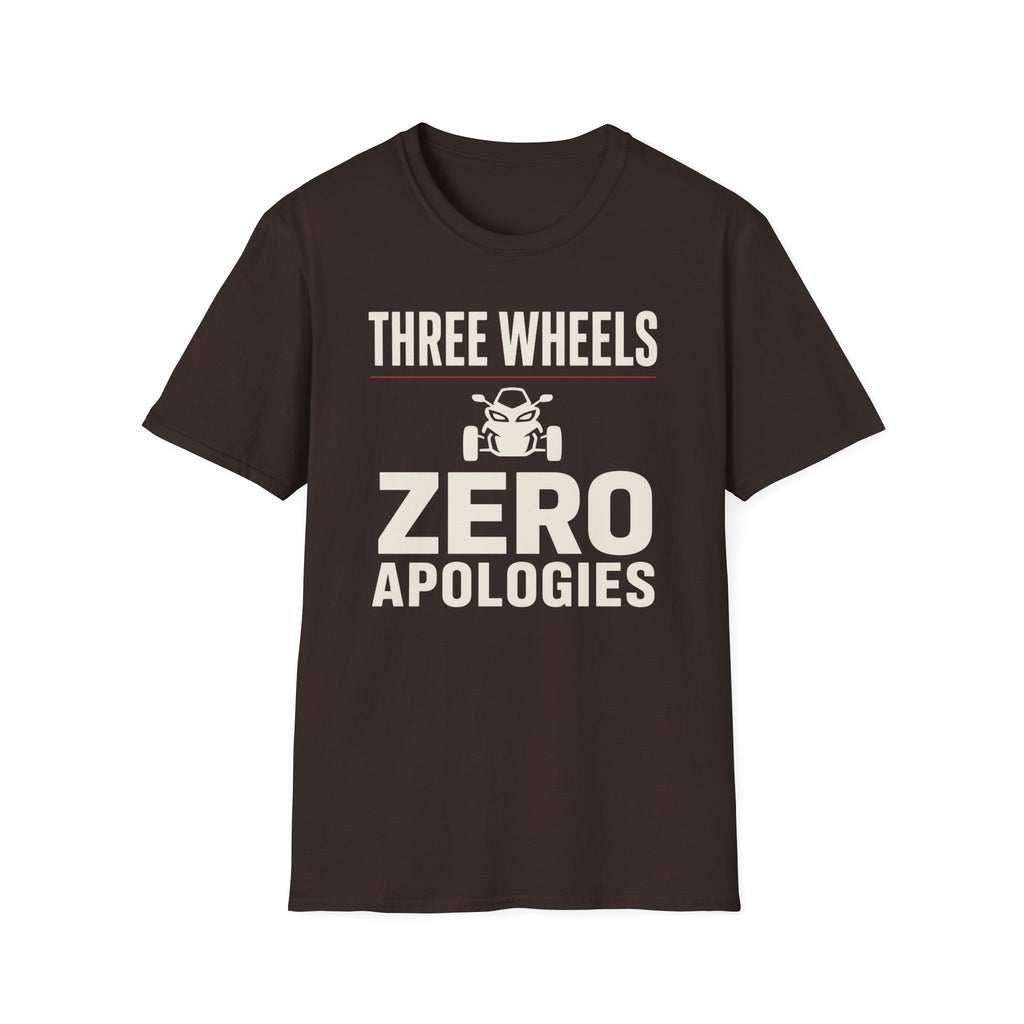 Three Wheels Zero Apologies T-Shirt