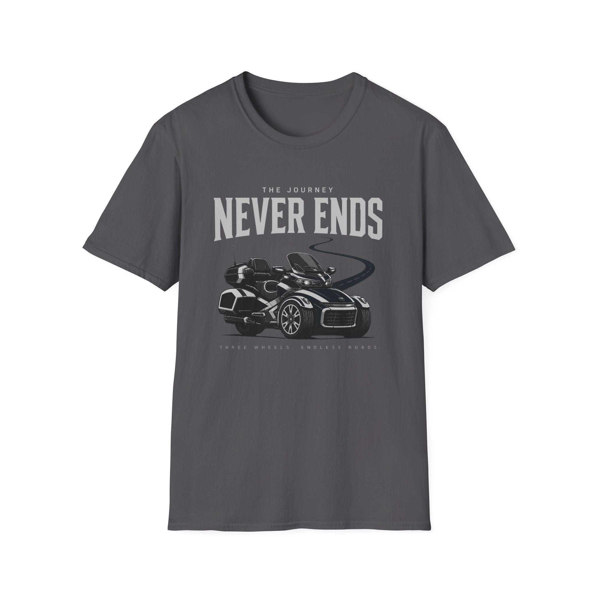 The Journey Never Ends White T-Shirt
