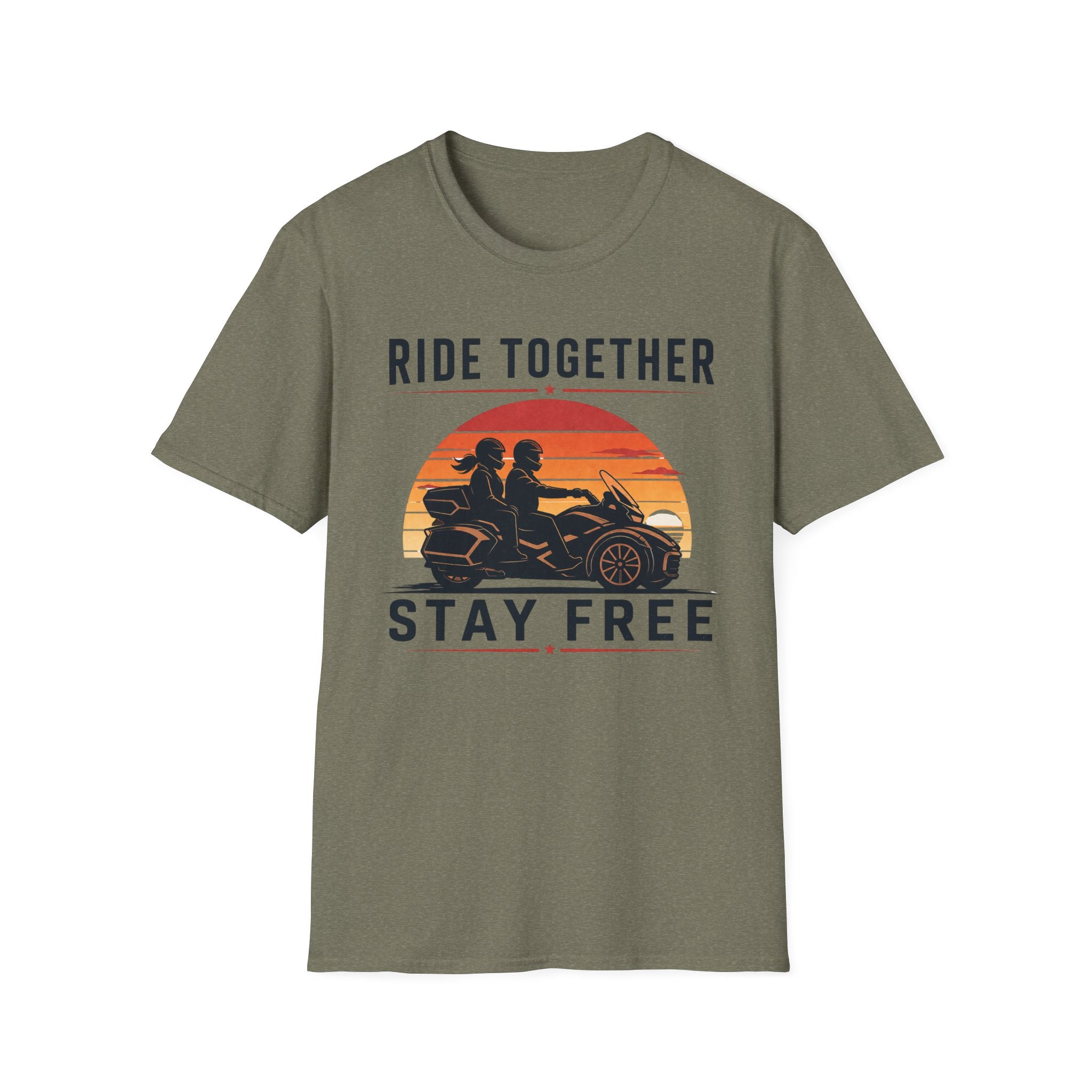 Ride Together Stay Together Sunset T-Shirt