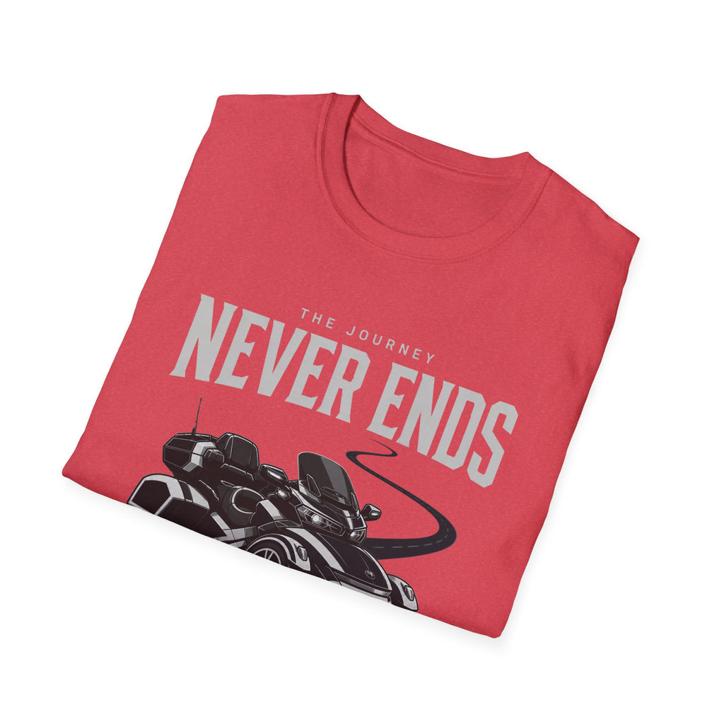 The Journey Never Ends White T-Shirt