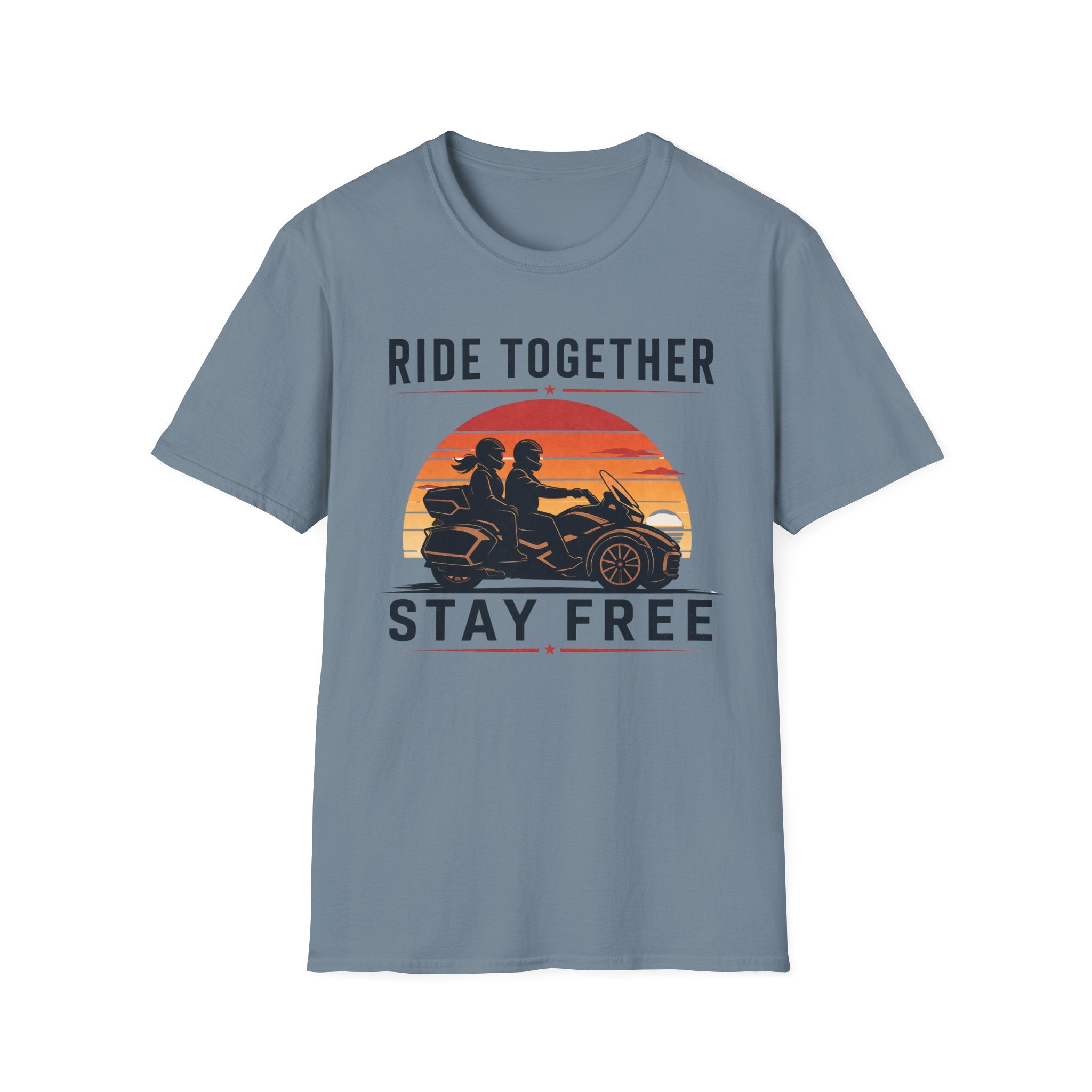 Ride Together Stay Together Sunset T-Shirt