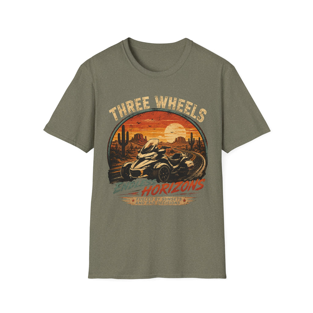 Three Wheels Endless Horizons T-Shirt