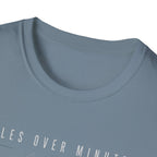 Miles Over Minutes Black Shirt T-Shirt