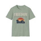 Freedom Doesn't Retire Sunset T-Shirt
