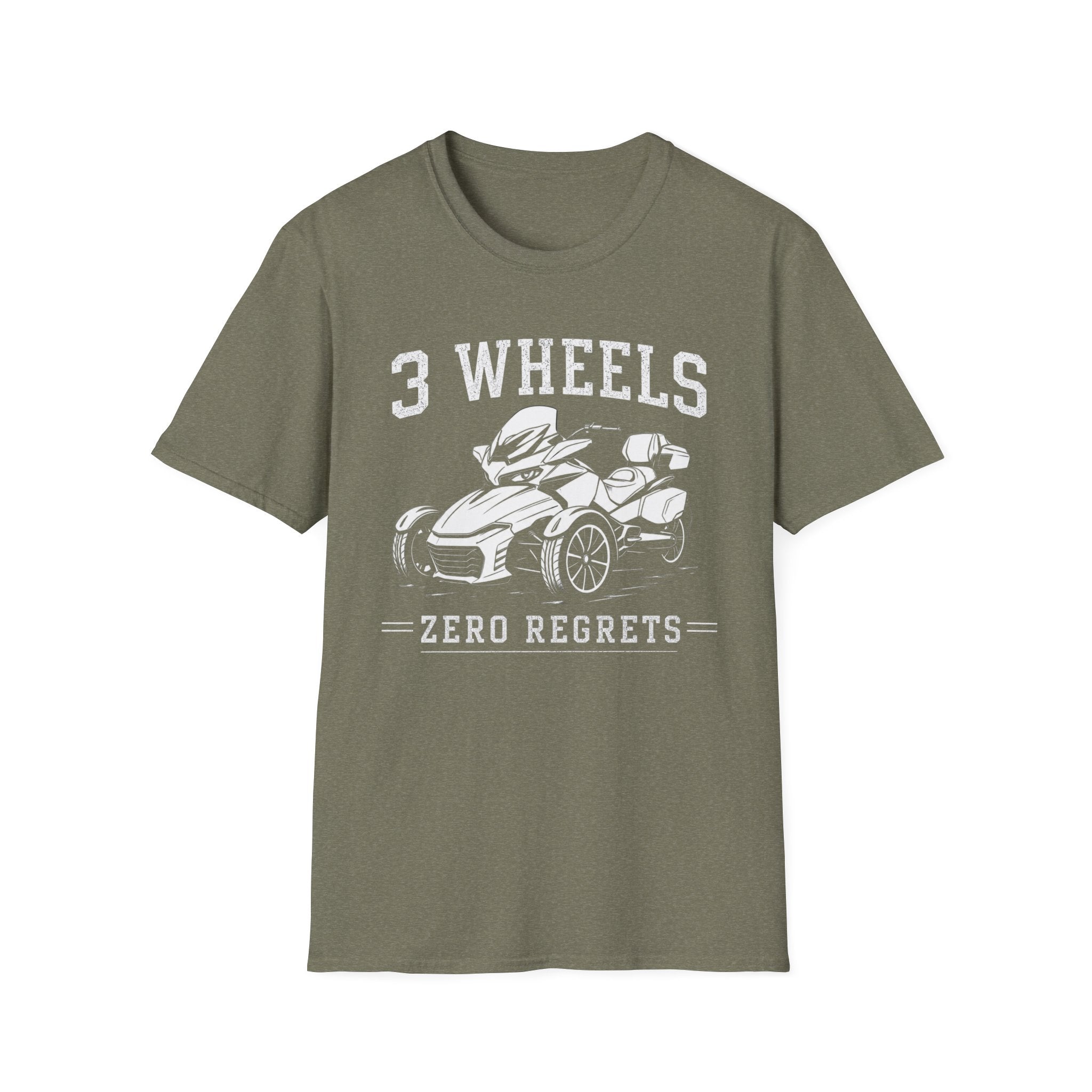 3 Wheels Zero Regrets T-Shirt