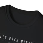 Miles Over Minutes Black Shirt T-Shirt