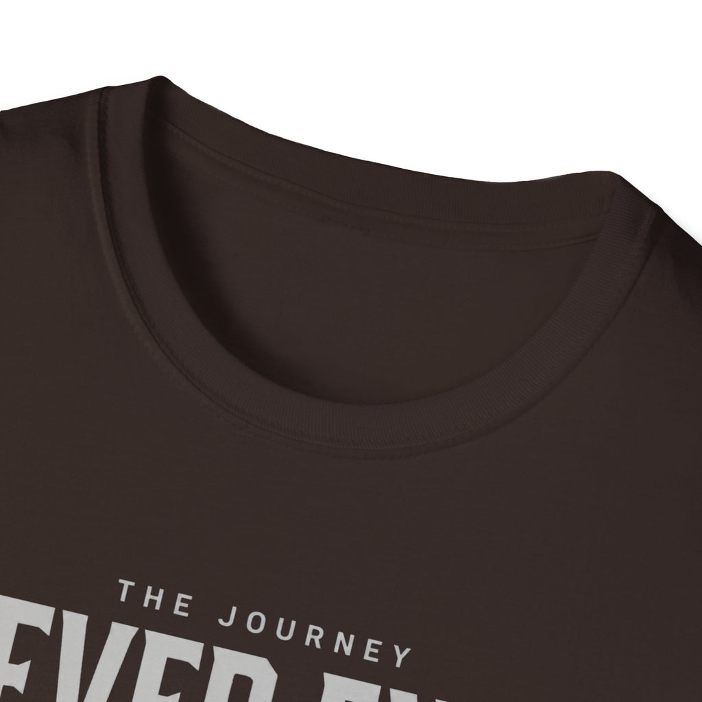 The Journey Never Ends White T-Shirt
