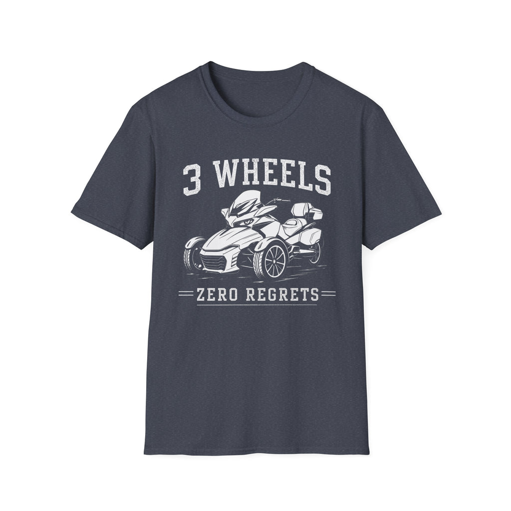 3 Wheels Zero Regrets T-Shirt