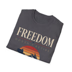 Freedom Doesn't Retire Sunset T-Shirt