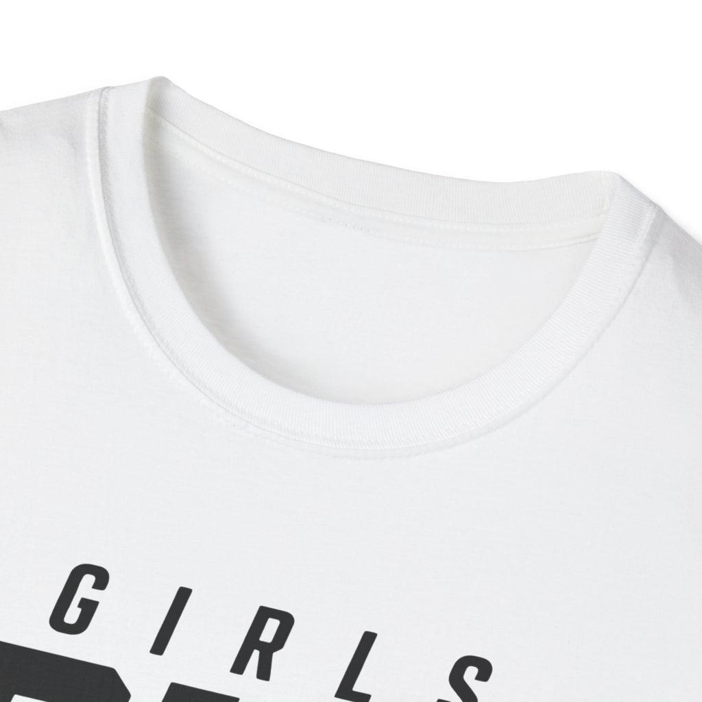 Girls Ride Harder Words T-Shirt