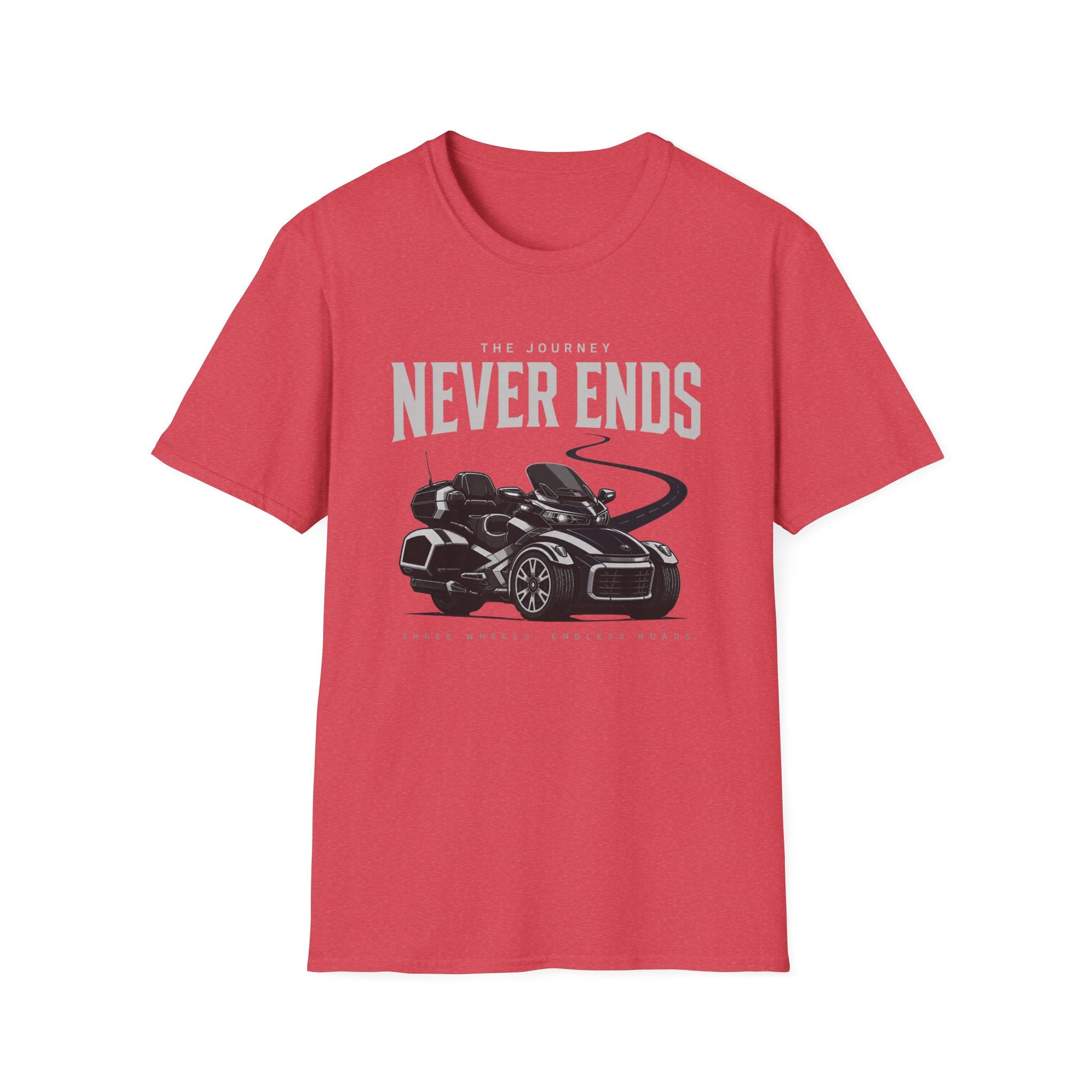 The Journey Never Ends White T-Shirt