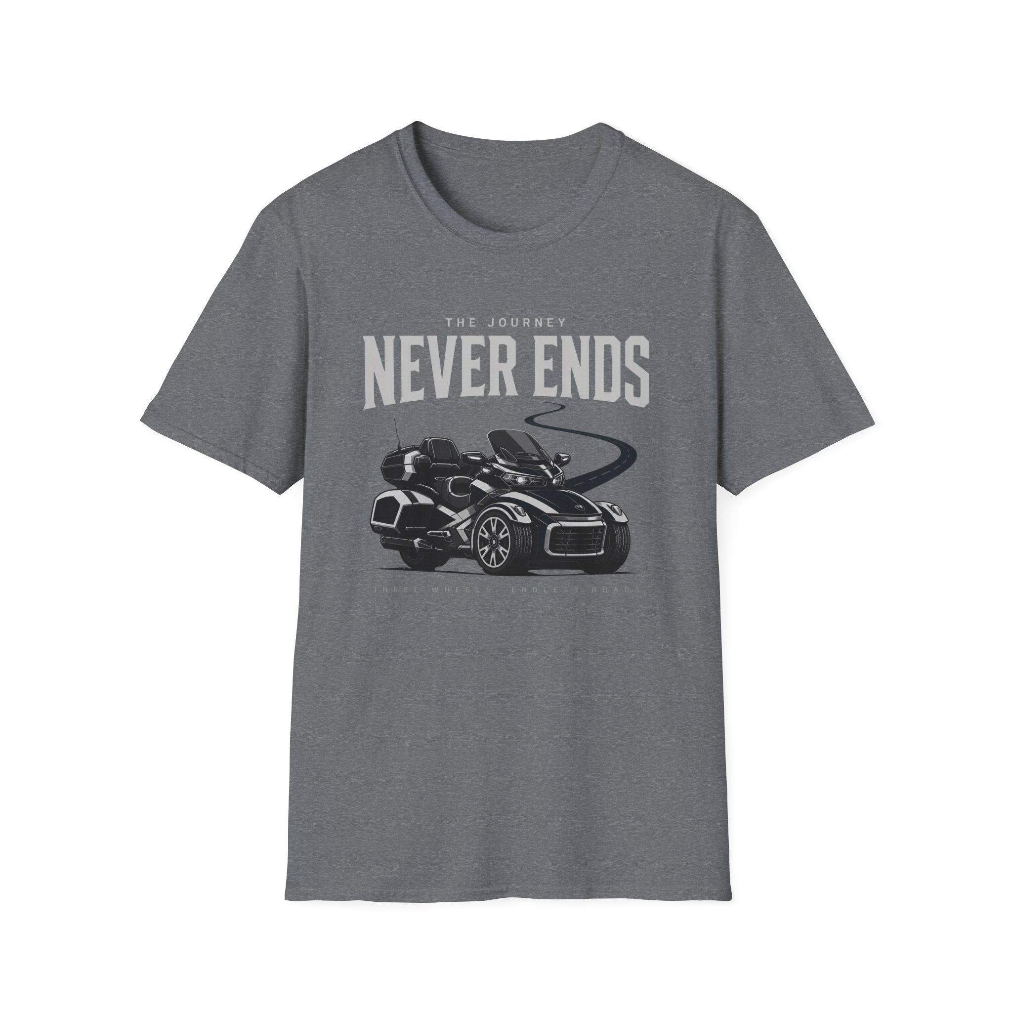 The Journey Never Ends White T-Shirt