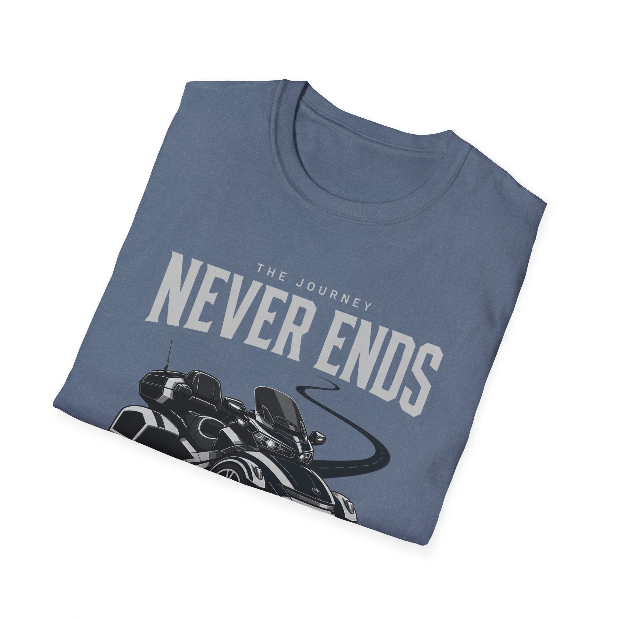 The Journey Never Ends White T-Shirt