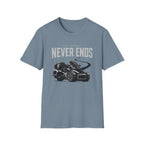 The Journey Never Ends White T-Shirt
