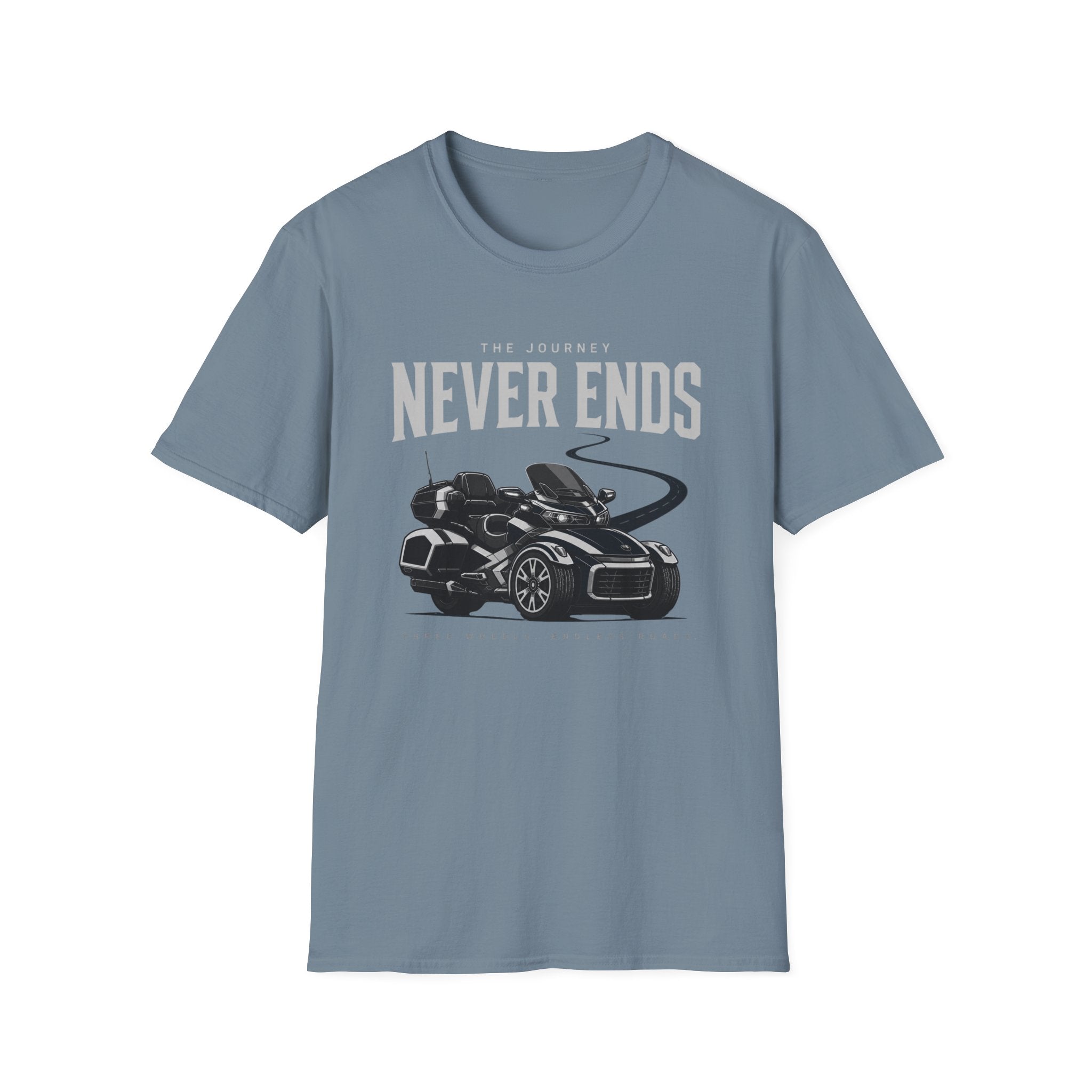 The Journey Never Ends White T-Shirt