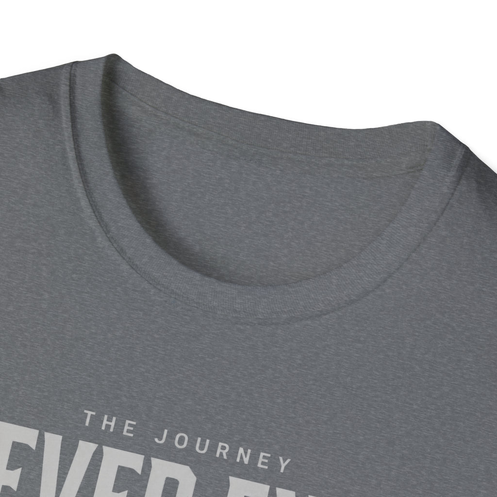 The Journey Never Ends White T-Shirt