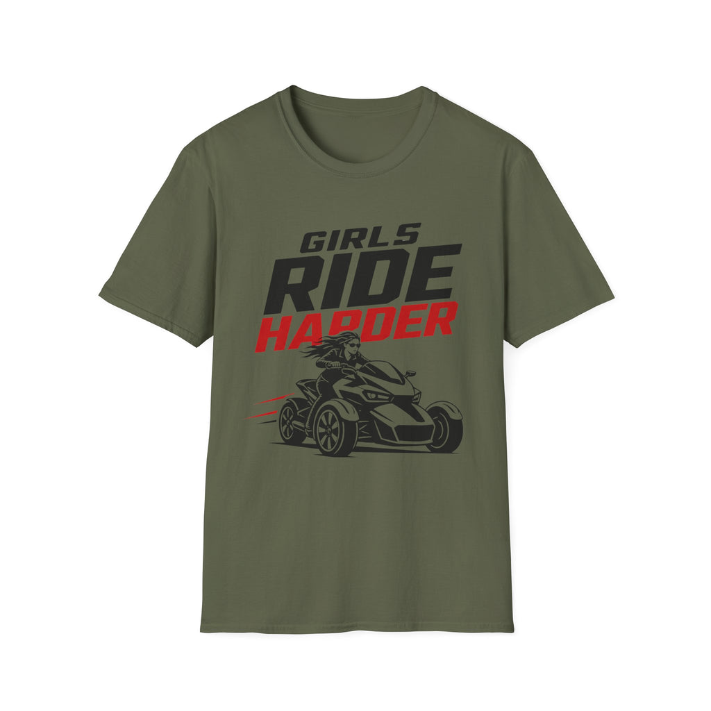 Girls Ride Harder T-Shirt